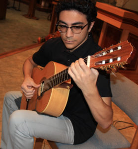 Dimitri Kapatais Performing at church